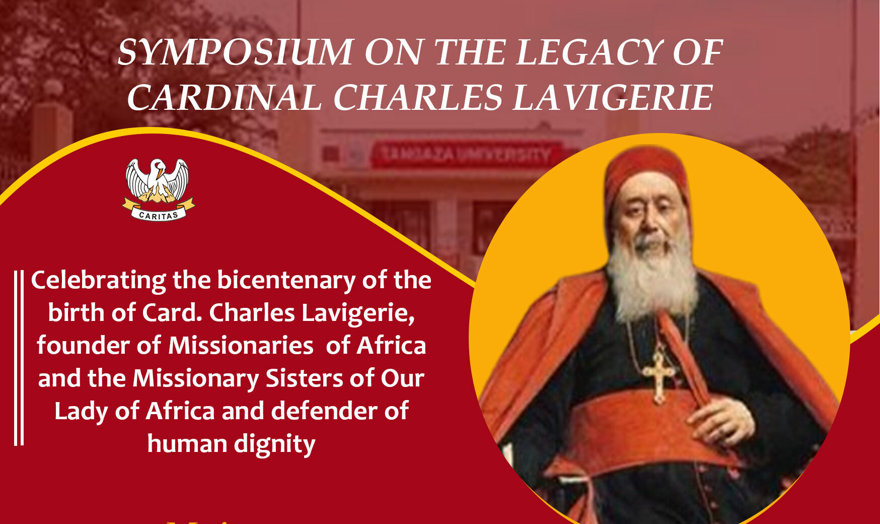 Symposium on the Legacy of Cardinal Lavigerie – 20th Sept. Tangaza University